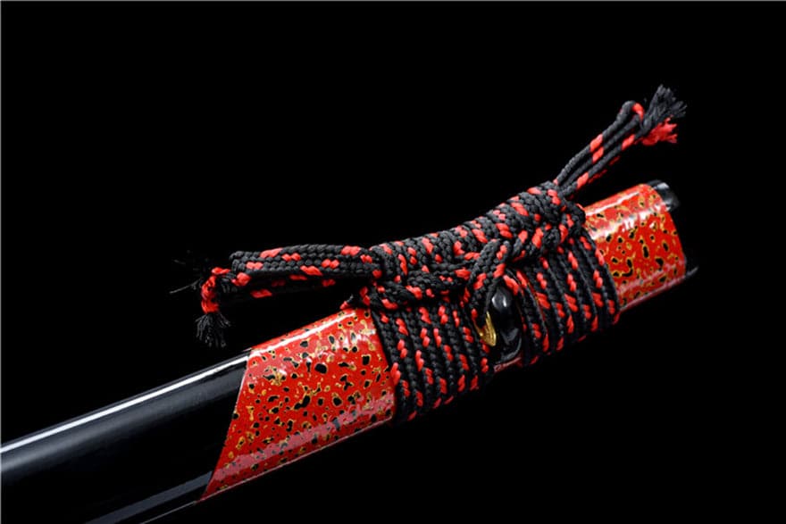 boxkatana Hand Forged Japanese Samurai Katana Drop in the ocean T10 Carbon steel Blackening process