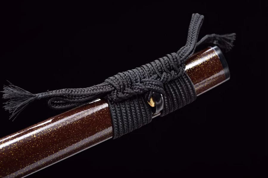 boxkatana Hand Forged Japanese Samurai Katana Golden Bamboo Damascus Steel Full Tang