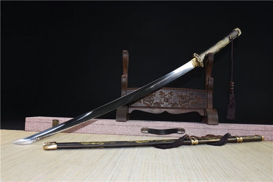 boxkatana Hand Forged Japanese Samurai Katana Heavenly Maiden Scattered Flowers T10 Carbon steel Ancient Forging