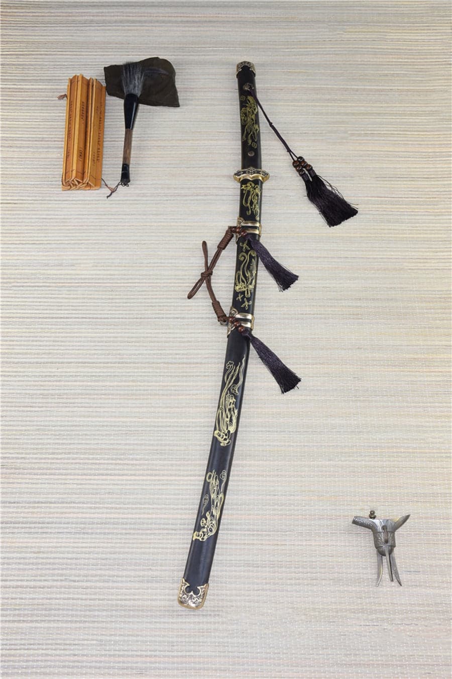 boxkatana Hand Forged Japanese Samurai Katana Heavenly Maiden Scattered Flowers T10 Carbon steel Ancient Forging