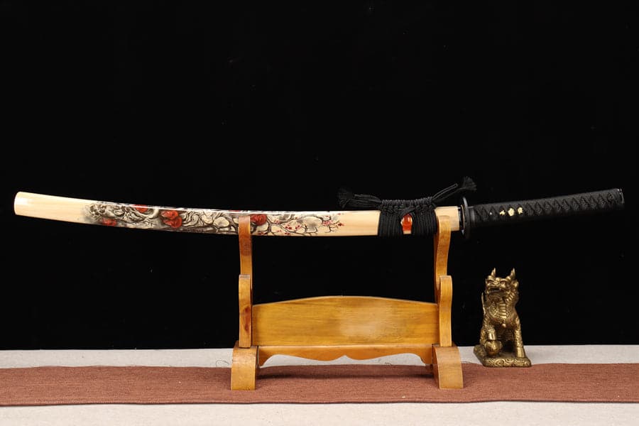 boxkatana Hand Forged Japanese Samurai Katana Monsters Sword 9260 Spring Steel Full Tang