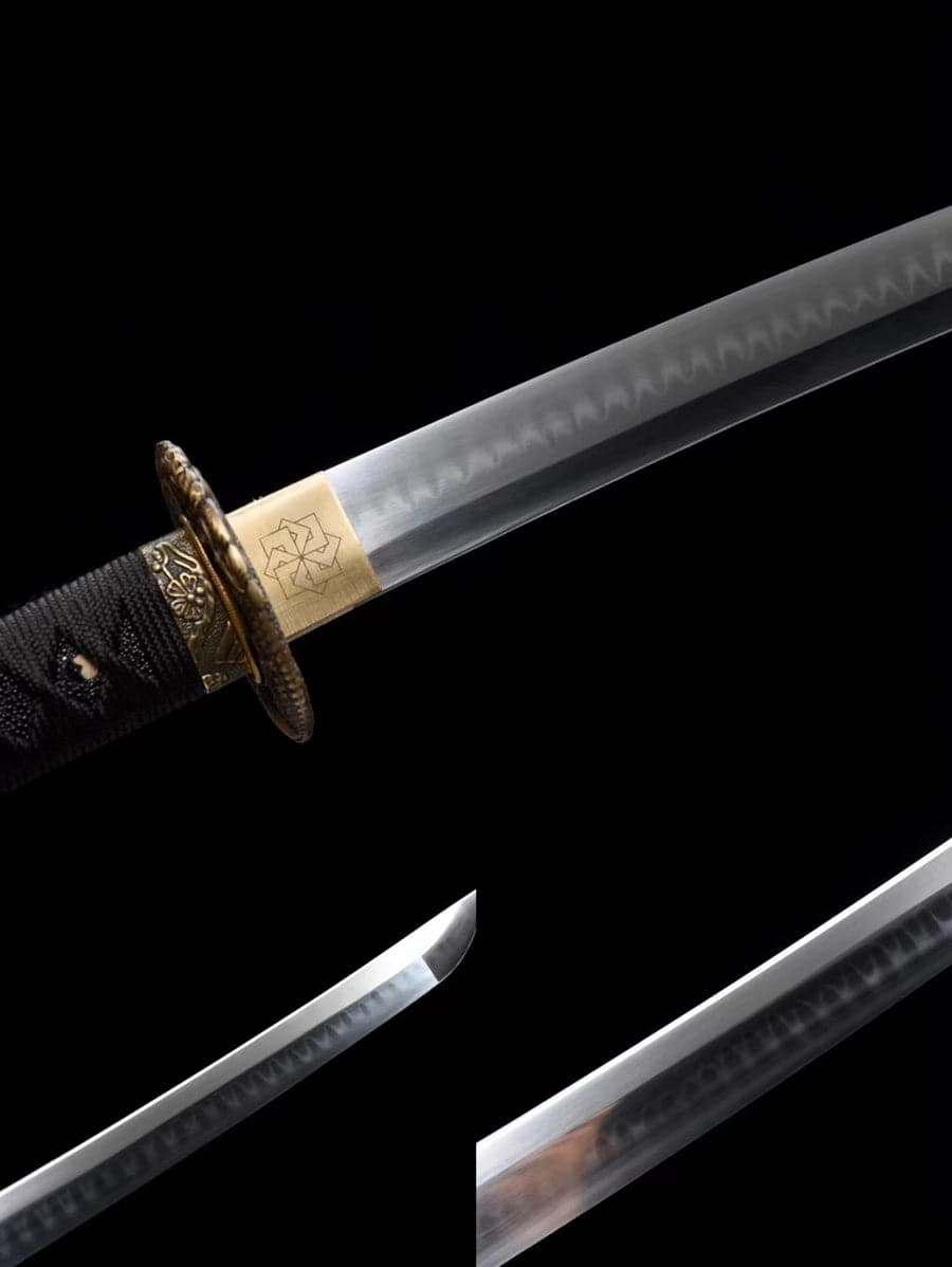 boxkatana Hand Forged Japanese Samurai Katana Pan Dragon Knight T10 Carbon steel Turns the soil to burn blade
