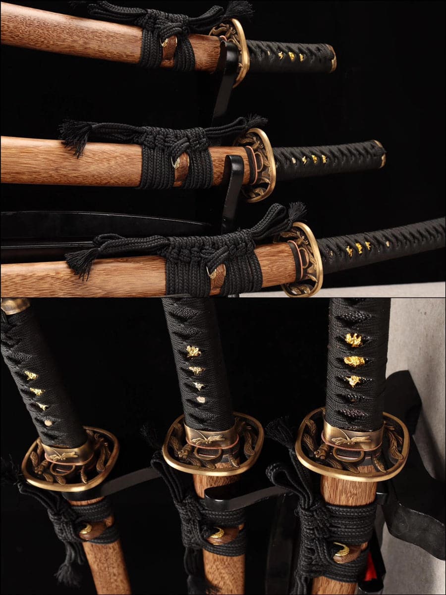 boxkatana Hand Forged Japanese Samurai Katana Pattern Steel Turns the soil to burn blade