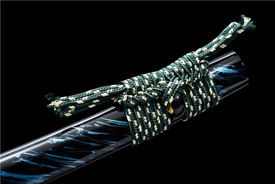 boxkatana Hand Forged Japanese Samurai Katana Sky Dome Pattern Steel Pure copper fine carving set