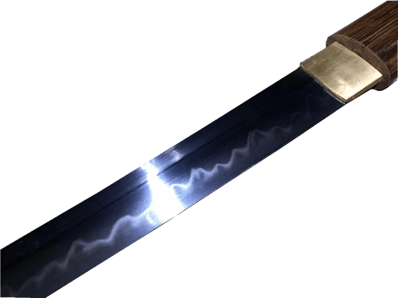 boxkatana Hand Forged Japanese Samurai Katana T10 Burning edge Rosewood One-piece forging