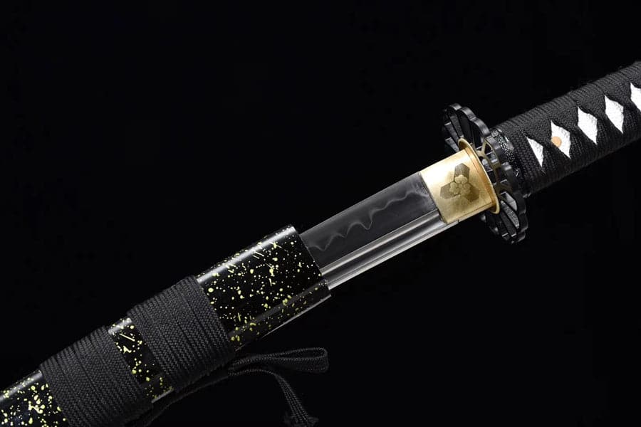 boxkatana Hand Forged Japanese Samurai Katana T10 Carbon steel Green Vine Full Tang