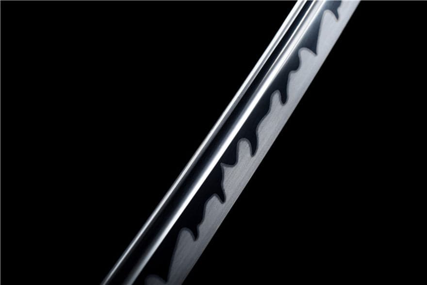 boxkatana Hand Forged Japanese Samurai Katana Wanderer High Manganese Steel Blade blackening process