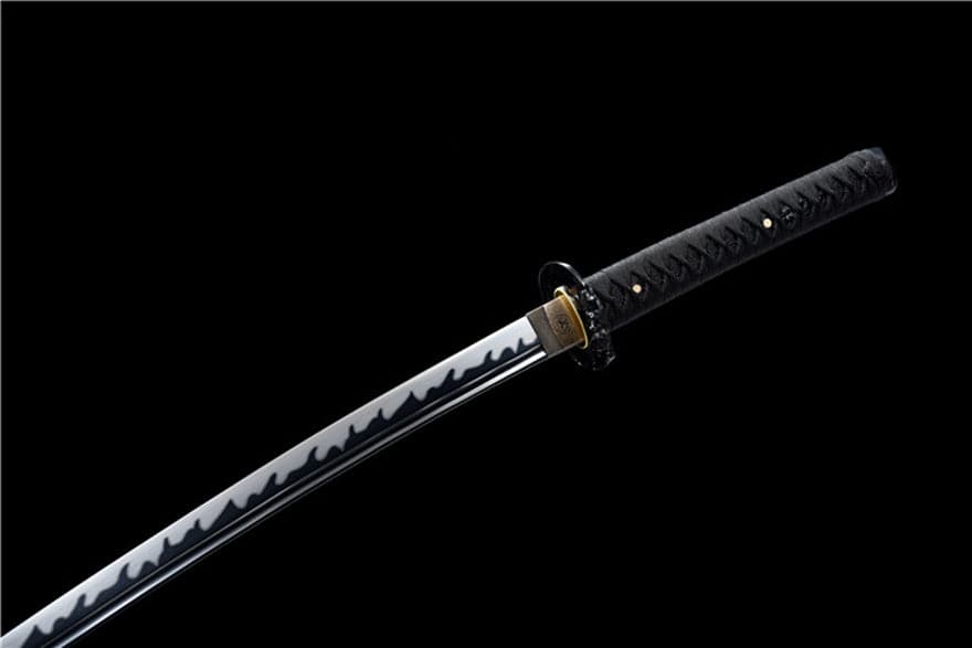 boxkatana Hand Forged Japanese Samurai Katana Wanderer High Manganese Steel Blade blackening process