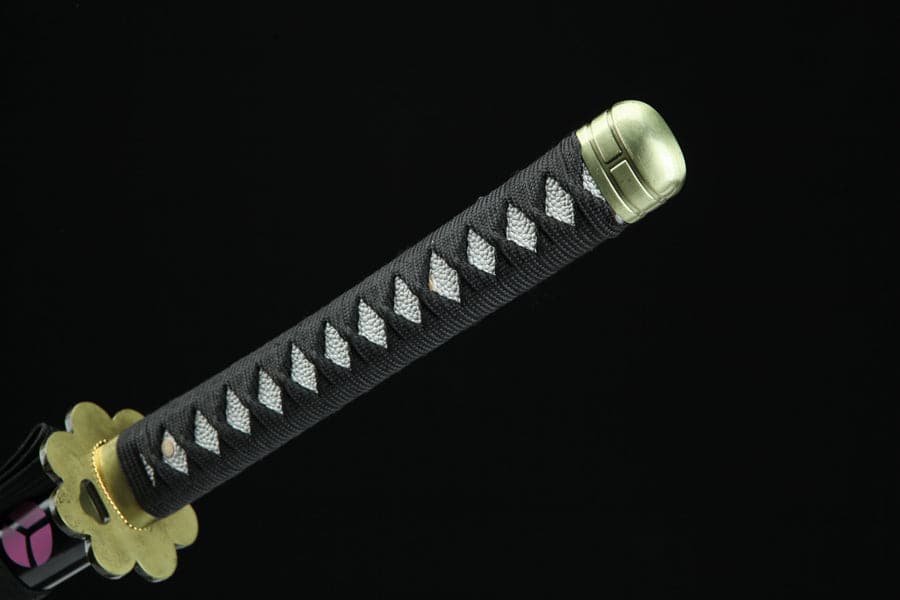 boxkatana Handmade Anime One Piece Roronoa Zoro's Shusui Katana Sword 1045 High Carbon Steel Red Black Blade