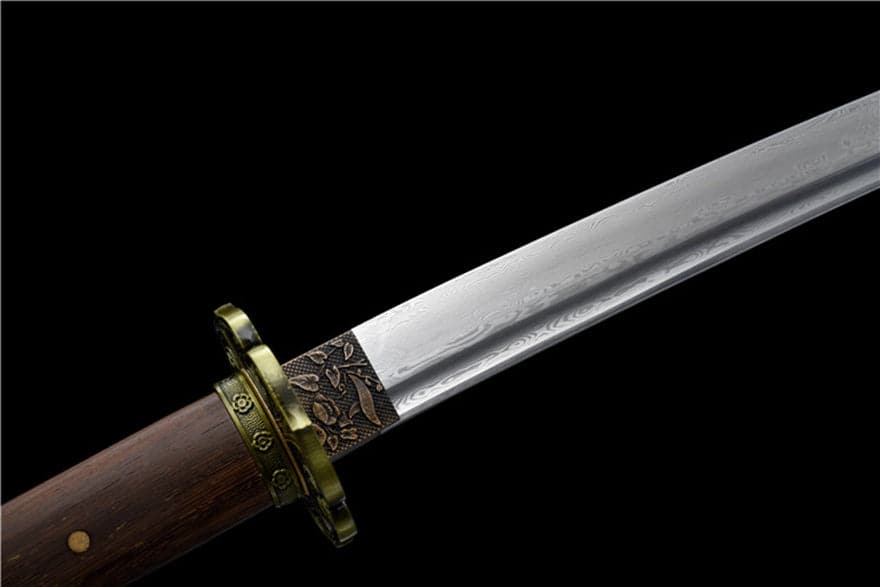 boxkatana Handmade Japanese Tachi Odachi Clear Shadow Pattern Steel Imported rosewood