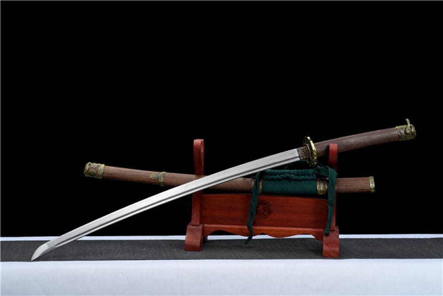 boxkatana Handmade Japanese Tachi Odachi Clear Shadow Pattern Steel Imported rosewood