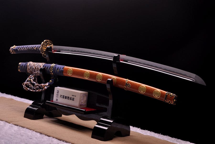 boxkatana Handmade Japanese Tachi Odachi Emperor Tamahagane Finish polishing