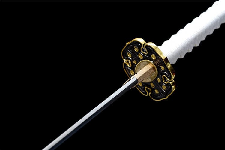 boxkatana Handmade Japanese Tachi Odachi Golden Cherry 9260 Spring Steel Two-color alloy cherry blossom