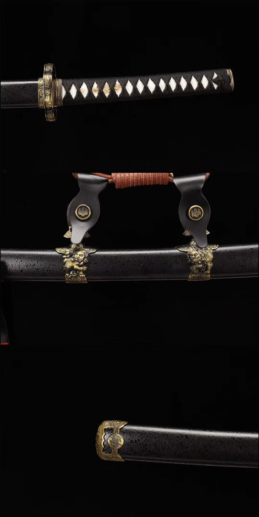 boxkatana Handmade Japanese Tachi Odachi Hidden Front 9260 Spring Steel