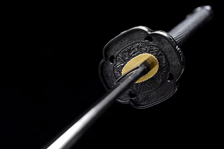 boxkatana Handmade Japanese Tachi Odachi High Manganese Steel Blade blackening process