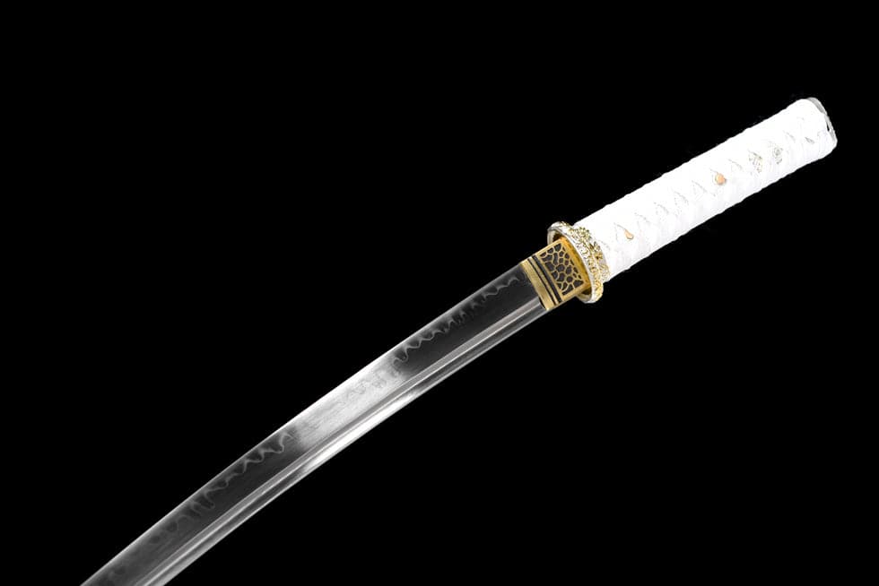boxkatana Handmade Japanese Wakizashi Water T10 Carbon steel Turns the soil to burn blade