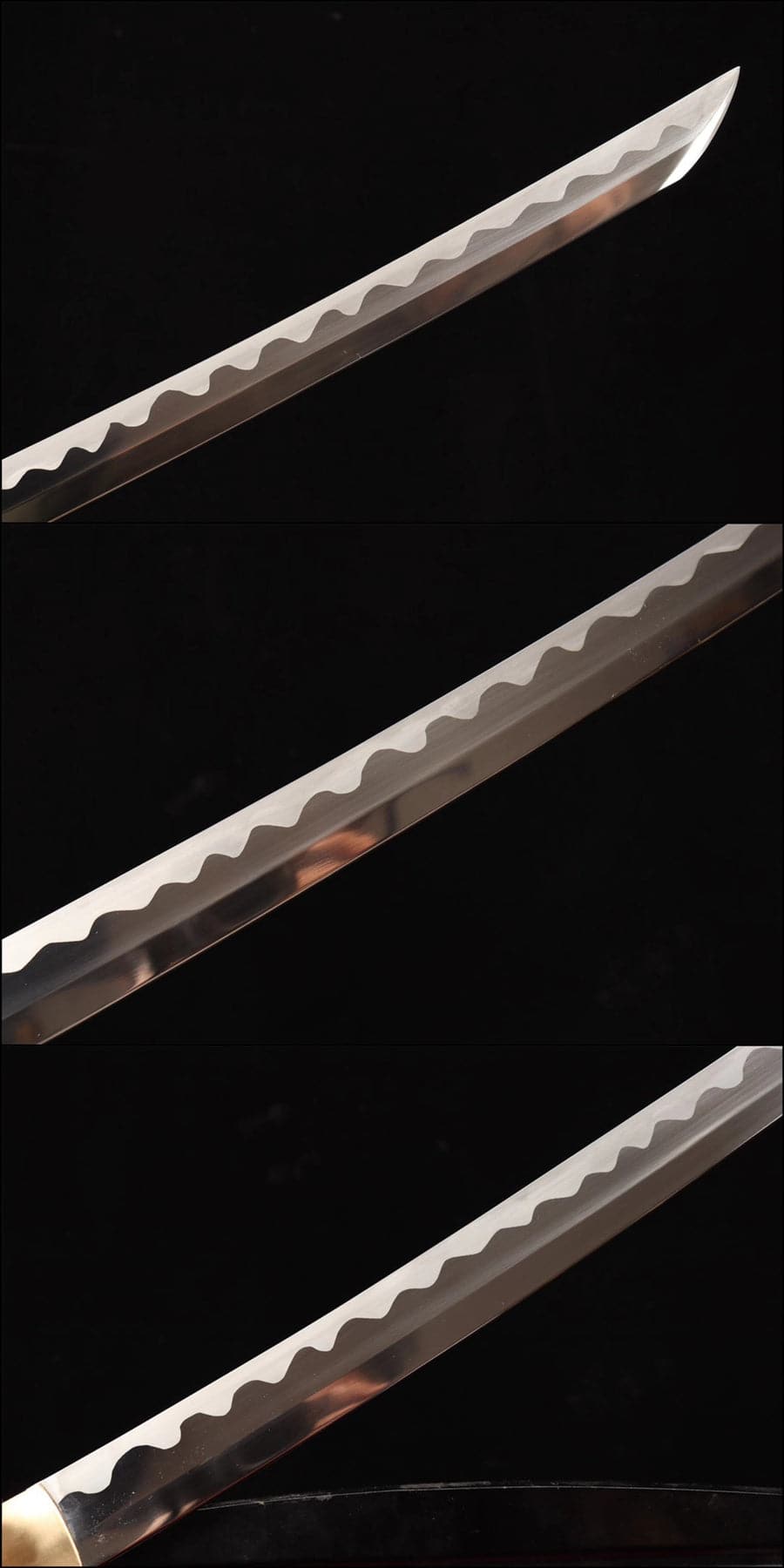 boxkatana Handmade Rurouni Kenshin Reverse Blade Sword T10 Turns the soil to burn blade