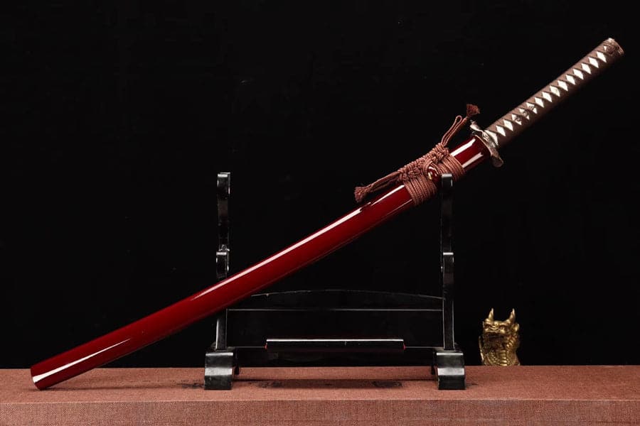 boxkatana Handmade Rurouni Kenshin Reverse Blade Sword T10 Turns the soil to burn blade