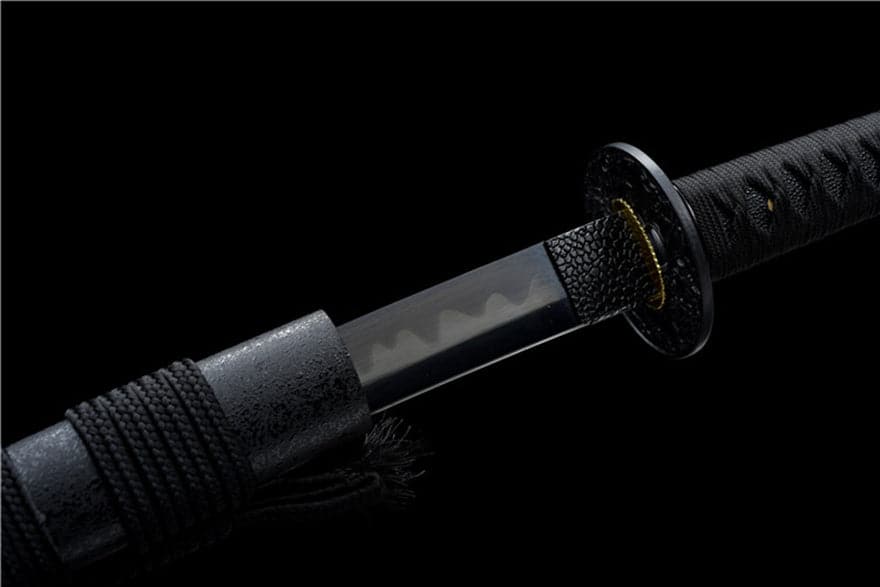 boxkatana High-performance Japanese Tachi Odachi Sparrow High Manganese Steel Black Blade