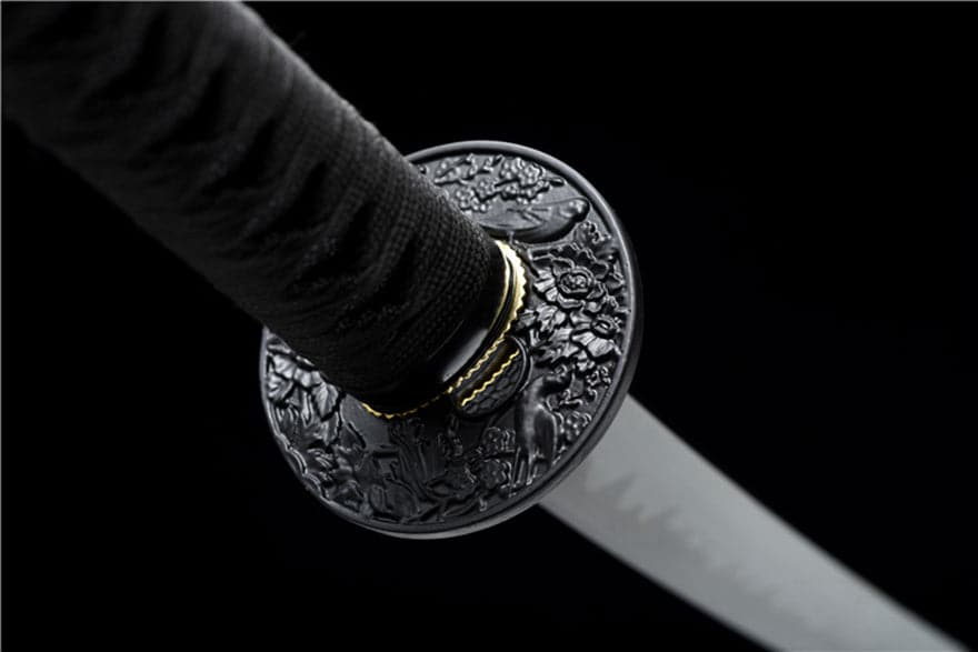 boxkatana High-performance Japanese Tachi Odachi Sparrow High Manganese Steel Black Blade
