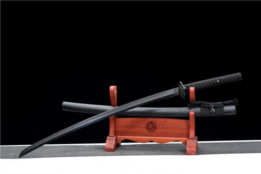 boxkatana High-performance Japanese Tachi Odachi Sparrow High Manganese Steel Black Blade