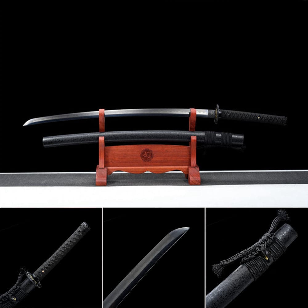 boxkatana High-performance Japanese Tachi Odachi Sparrow High Manganese Steel Black Blade