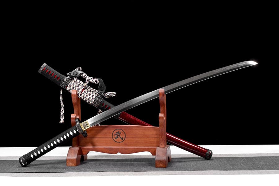 boxkatana High-performance Japanese Tachi Odachi Wild Lion T10 Red scabbard