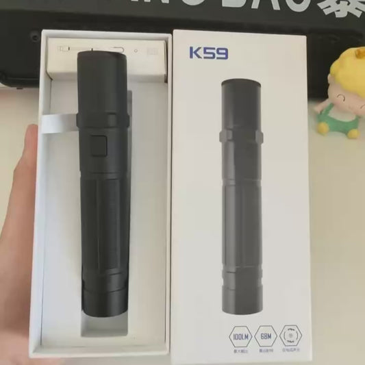 K59 Super Bright Portable Safety Flashlight，Heavy Duty Vehicle Emergency Torch
