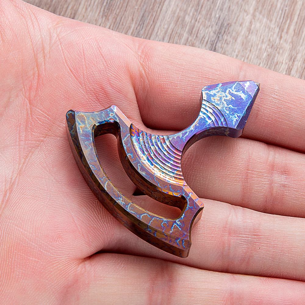 2024 New Titanium Alloy Spiked Brass Knuckles