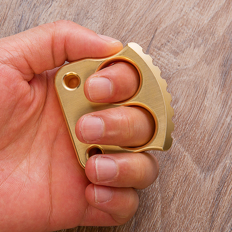 Afrankart DFK 2 Finger Brass Knuckles Knuckle Duster -Cakra EDC Gadgets